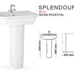 Master sanitary ware splindour washbasin BP-21