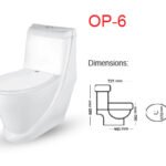 Master sanitary ware one piece commode OP-6