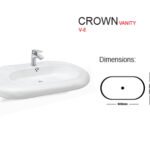 Master sanitary ware Crown vanity top bowl V-8
