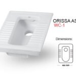 Master sanitary ware WC Orissa Asian toilet seat WC-1