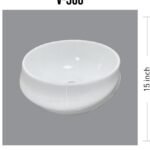 Saga Vanity Top Art Bowl V-560