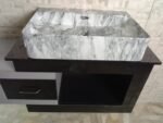 Max Vanity in Gray and Black color for a luxury bathroom - Image 2