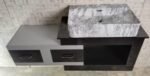 Max Vanity in Gray and Black color for a luxury bathroom - Image 3
