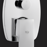 FAISAL CONCEALED BATH MIXER WITH SQUARE PLATE #7600