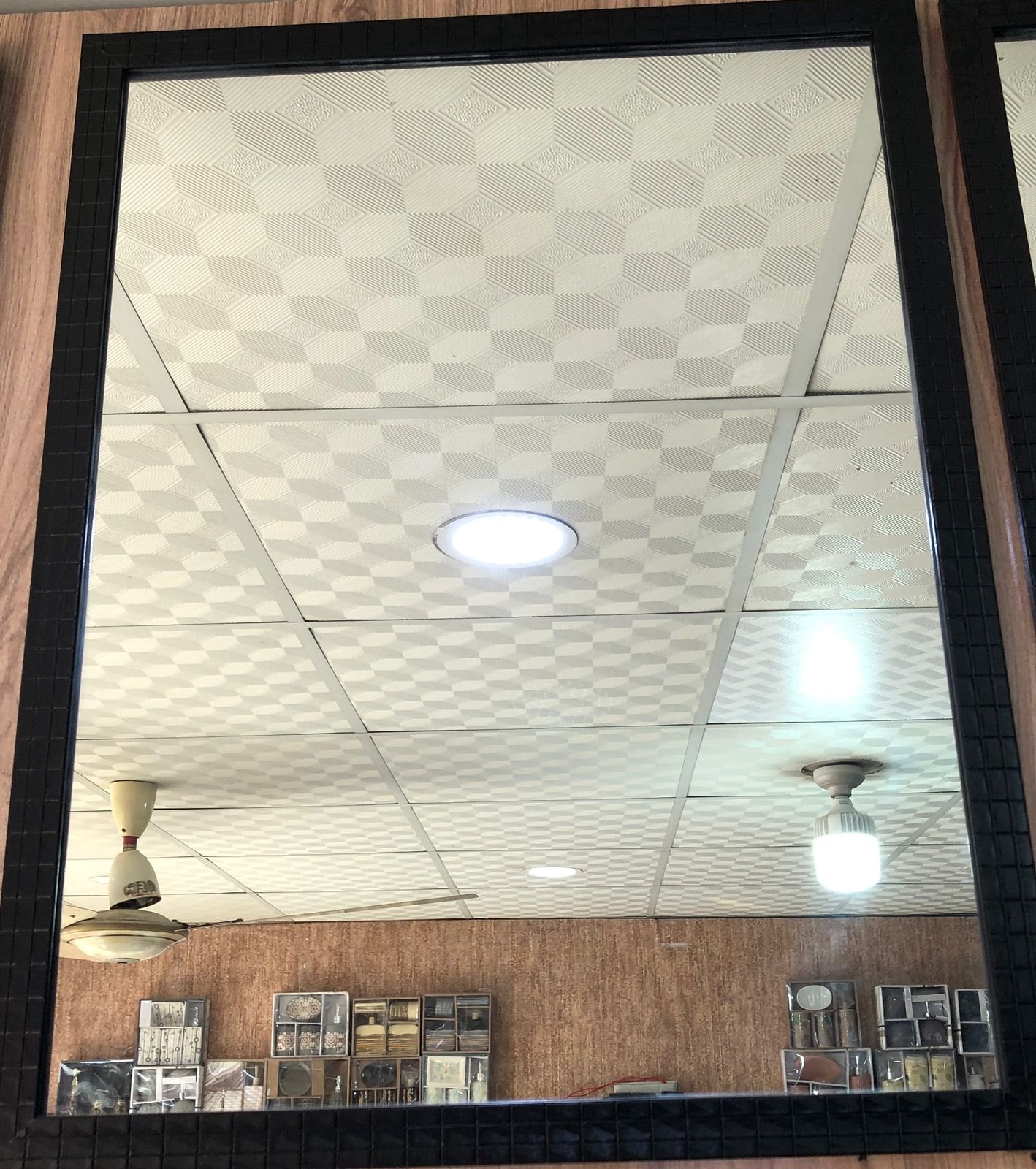 framed mirror